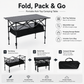 🌄New arrival 50% OFF!🏕️ Portable Camping Table – Folding, Carbon Steel, Quick Setup🪑