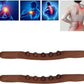 💆‍♀️✨ Buy 2 get 1 free! 19-Bead Wooden Body Massage Roller – Natural Beech Wood, Ergonomic Grip & Full-Body Relaxation