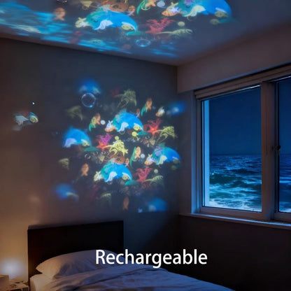 🥳 2026 IN DE AANBIEDING – 50% KORTING! 💥🎉 Dynamische roterende LED-projectielamp – automatisch roterend dynamisch effect, helder & zacht licht, breed toepasbaar voor feestjes en huisdecoratie ✨
