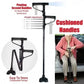 📢📢50% OFF !! ⏰ Dual-Handle Folding Walking Cane with Built-in LED Light & Pivoting Base 🌟