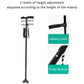 📢📢50% OFF !! ⏰ Dual-Handle Folding Walking Cane with Built-in LED Light & Pivoting Base 🌟