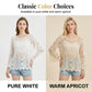 🥳HETE UITVERKOOP 2026🥳💞Meer dan 50K+ verkocht!Dames blouse in vintage-stijl met kant als bedekkend bovenkledingstuk