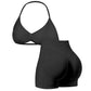 Naadloze Sportset voor Dames | Haltertop & Short met Buikcorrectie