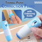 📢📢50% OFF !! ⏰🔪 Thermal Paper Correction Fluid with Unboxing Knife – 2-in-1 ✨