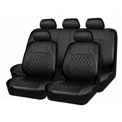 📢📢30% OFF !! ⏰9-Piece Universal Fit Leather Car Seat Cover Set
