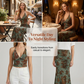 🌼 ZOMERSALE 2026 50% KORTING! Boheems Bloemen 2-delig Set🍹 – Haltertop, Gerimpelde Taille & Zeemeerminrok ✨