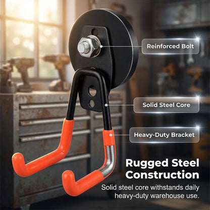 🧲 Krachtige Dubbele Magnetische Haak – Sterke Grip & Krasbestendige Coating ✨