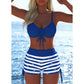 📢📢Laatste dag – 50 % korting!! ⏰Damesbikiniset – topje met strikjes & boyshorts, diverse ontwerpen🩱 Voor op het strand & bij het zwemba