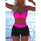📢📢Laatste dag – 50 % korting!! ⏰Damesbikiniset – topje met strikjes & boyshorts, diverse ontwerpen🩱 Voor op het strand & bij het zwemba