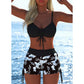 📢📢Laatste dag – 50 % korting!! ⏰Damesbikiniset – topje met strikjes & boyshorts, diverse ontwerpen🩱 Voor op het strand & bij het zwemba