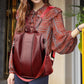 🎒 Stijlvolle PU Damesrugzak | Ruim, Elegant & Veilig (Anti-Diefstal Design)