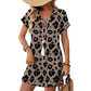 Dames Zomer Casual V-hals T-shirt Jurk