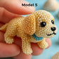 Colorful Beaded 3D Dog Model Kit