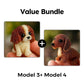 Colorful Beaded 3D Dog Model Kit
