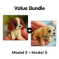 Colorful Beaded 3D Dog Model Kit