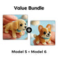 Colorful Beaded 3D Dog Model Kit
