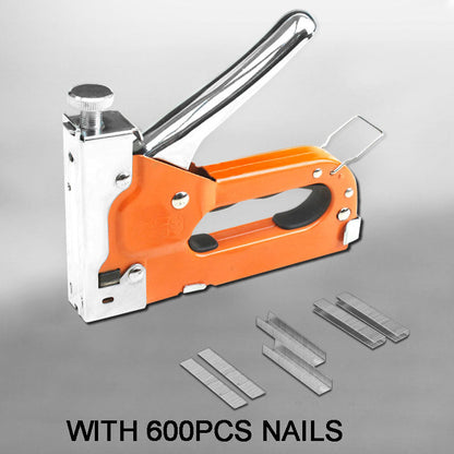 ⏳Time-Limited Special⏰3-in-1 Woodworking Staple Nail Tool – Manual, Alloy Steel, Adjustable Pressure 🛠️