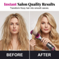 💇‍♀️ Straight or curly – one brush does both. No damage, no expensive salon. 🙌