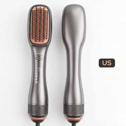 💇‍♀️ Straight or curly – one brush does both. No damage, no expensive salon. 🙌