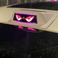 👀 3 eye styles. Solar powered. All-night battery. Your car's new nighttime attitude. 😈🚗