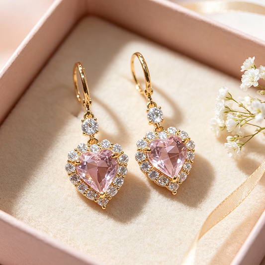 💎 Wear the ocean's heart on your ears. Pink crystal drops that catch the light – and everyone's attention. Elegant, romantic, and irresistibly pretty. 🌊✨