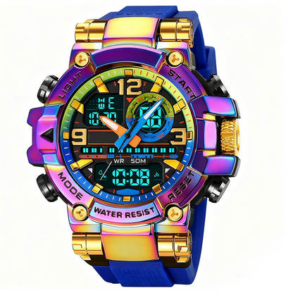 🌈 Your wrist just got a major glow-up. Vibrant colors, bright night vision, and waterproof for every adventure – from class to gym to weekend trips. ✨⌚