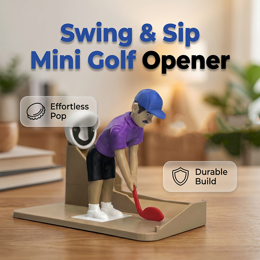 ⛳ What’s better than a hole‑in‑one? A 50%‑off hole‑in‑one bottle opener for your bar or desk. 🍺😉