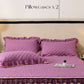 🛏️ That bare bed frame you've been hiding? This ruffled sheet skirt covers it in seconds — and makes your whole room look more polished. 😌✨
