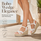 👡 Woven straw. Wedge height. All-day comfort. Summer style, sorted. ☀️