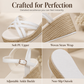 👡 Woven straw. Wedge height. All-day comfort. Summer style, sorted. ☀️