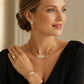 📢📢50% OFF !! ⏰Elegant Rhinestone Jewelry 4-Piece Set