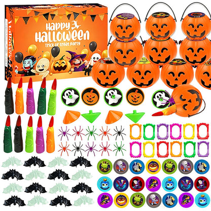 🎃 Everything you need for a spooktacular treat bag — all in one box. Candies, toys, and surprises, ready to go! 🍬👻