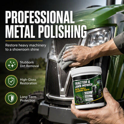 🚜 That rust on your mower deck? Gone in minutes. Heavy-duty cleaning paste that restores metal surfaces without scratching. 💪