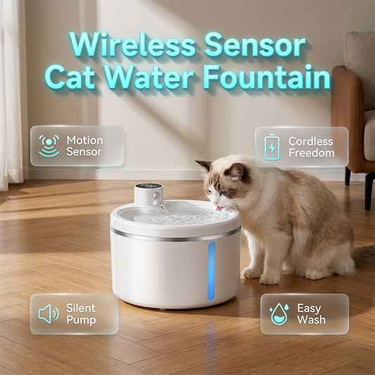 Cordless Automatic Cat Water Fountain