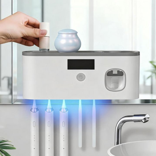 ⏳Limited-time 50% off⏰Hygienic Family Toothbrush Station with UV Light