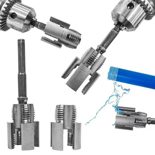 🔧 Struggling to cut clean pipe threads? This tool makes it effortless — even on tight spots. 💪