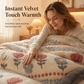 🧊 50% Off Now 🛏️ Double-Sided Sherpa Fleece Winter Comforter — Quilted & Anti-Clumping 🐑