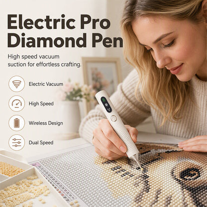 ⏳🔥LIMITED-TIME 17% OFF! ⏰💎Rechargeable Electric Diamond Pen – Precise, Comfortable, Time‑Saving✏️🧲