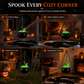 Large Halloween Witch Cauldron with Tripod Stand