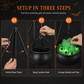 Large Halloween Witch Cauldron with Tripod Stand