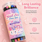 24 Colors Dual Ended Nail Art Pens Set