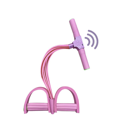 6-Tube Pedal Resistance Band with Voice Counting