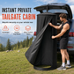 Portable Quick Opening Car Rear Shower Tent Outdoor Camping Single Person Changing Room and Privacy Toilet Tent