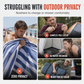 Portable Quick Opening Car Rear Shower Tent Outdoor Camping Single Person Changing Room and Privacy Toilet Tent