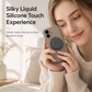 Magnetic Liquid Silicone Phone Case with Matching Kickstand