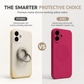Magnetic Liquid Silicone Phone Case with Matching Kickstand