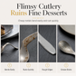 Stainless Steel Hammered Dessert Spoon
