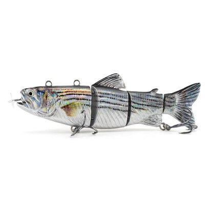Multi-Jointed Electronic Fishing Lure with LED Light