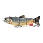 Multi-Jointed Electronic Fishing Lure with LED Light