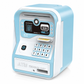 Kids Electronic ATM Piggy Bank Toy with Password Lock Simulated Fingerprint Sensor Card Insertion and Auto Scroll Money Saving Box